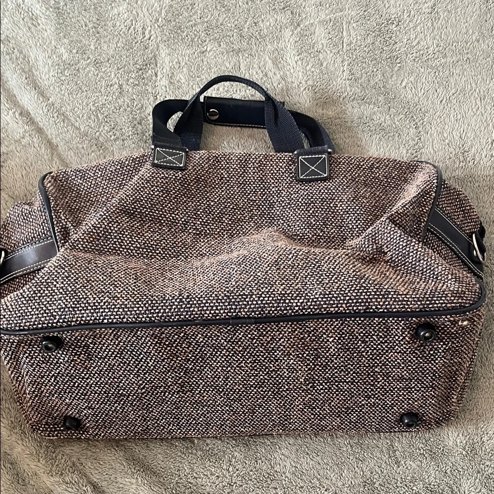 Vintage Jordache Elegant tweed carry on Bag